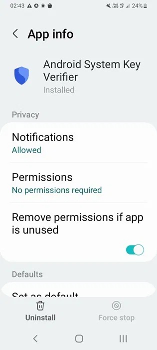 Android System Key Verifier protects you from scammers and impersonators without you even knowing it. Picture 2