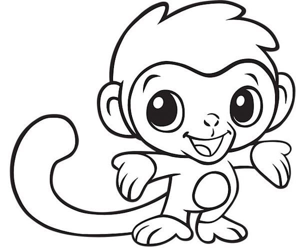 Animal coloring pages for kids, funny pet pictures Picture 30