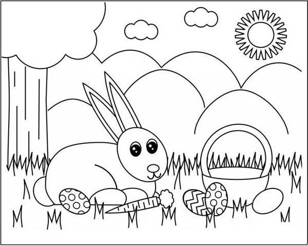 Animal coloring pages for kids, funny pet pictures Picture 6