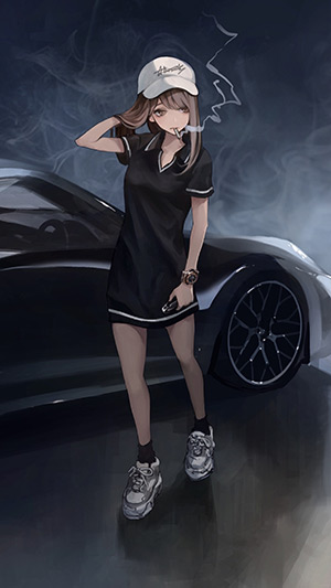 Picture 1 of Anime Girl pictures, various types of female anime images for your phone.