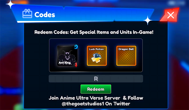 Anime Ultra Verse: Full latest giftcode and how to redeem rewards Picture 1