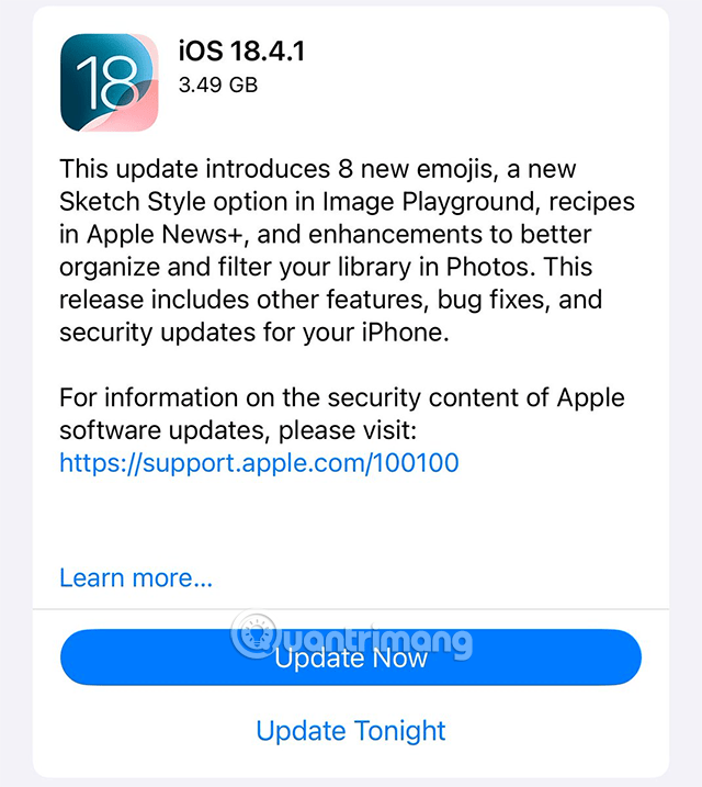 Apple releases iOS 18.4.1 with warning to update immediately Picture 1