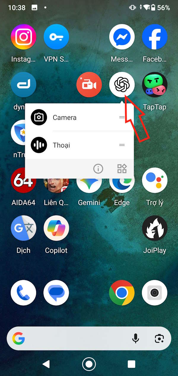 Android app shortcuts that many people overlook. Picture 1