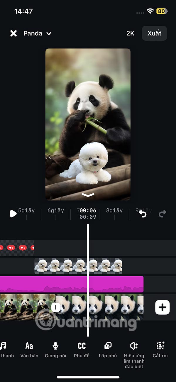 Instructions for using the Edits app to create Instagram videos Picture 13