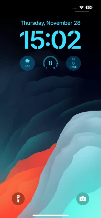 Are you using your iPhone's handy lock screen widget feature? Picture 1