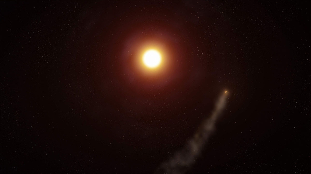 Astronomers discover strange 'comet' with tail up to 560,000km long Picture 1