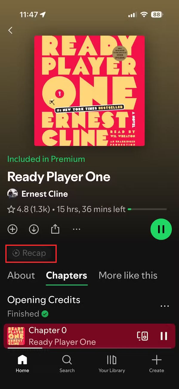 What does Spotify audiobook recap feature bring? Picture 2