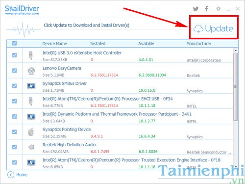 Picture 9 of Automatically update drivers on your Windows computer with SnailDriver.