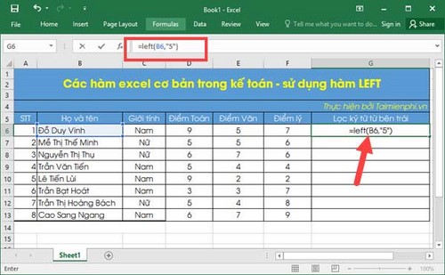 Picture 12 of Basic Excel functions in accounting