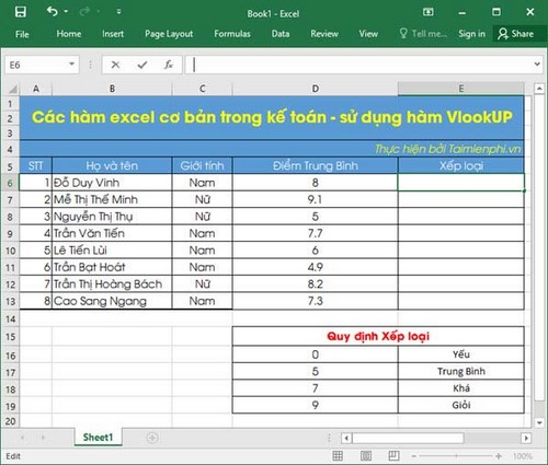 Picture 14 of Basic Excel functions in accounting