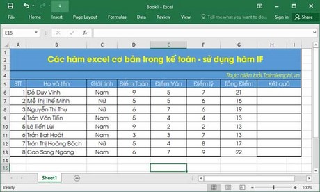 Picture 2 of Basic Excel functions in accounting