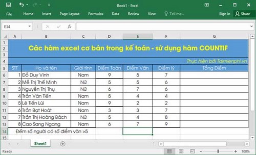 Picture 8 of Basic Excel functions in accounting
