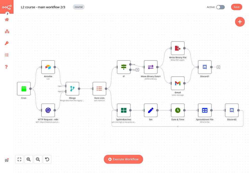images 1 of Basic knowledge of n8n: Nodes, triggers, and data flow.