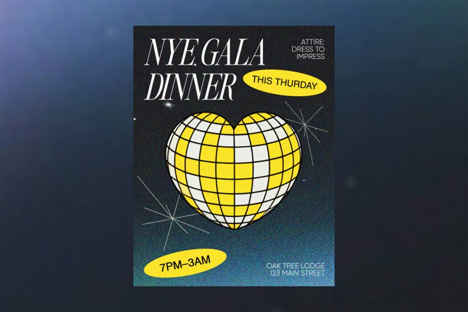 Beautiful and impressive year-end party invitation ideas Picture 4