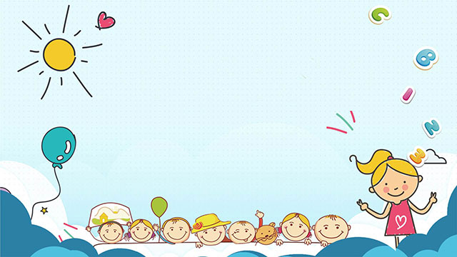 Picture 14 of Beautiful preschool wallpapers, beautiful preschool PowerPoint backgrounds