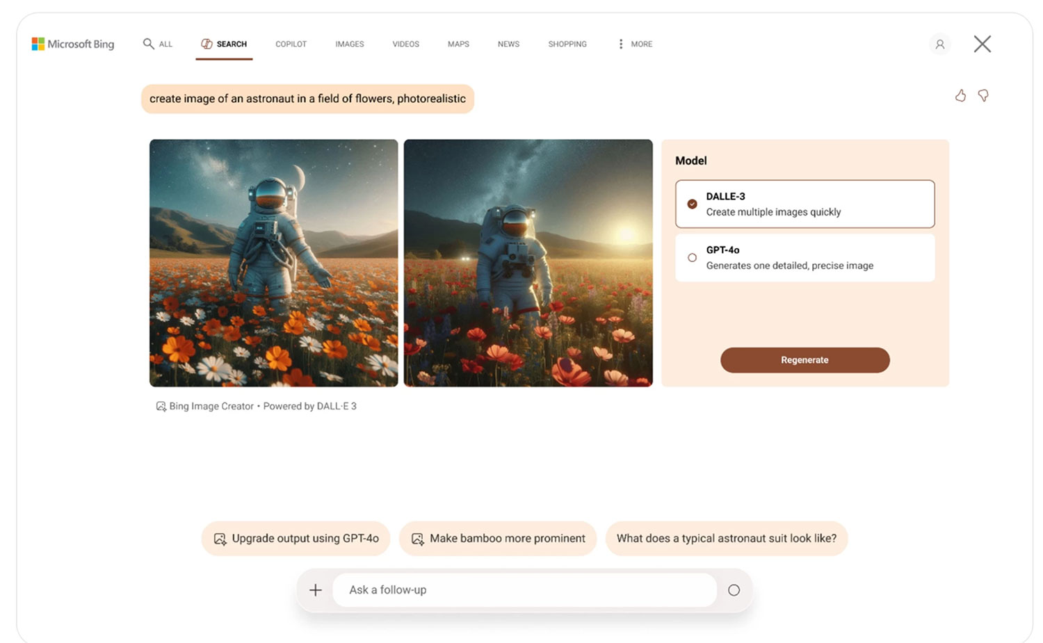 Bing Image Creator integrates the latest GPT-4o image generation model from OpenAI for free Picture 1