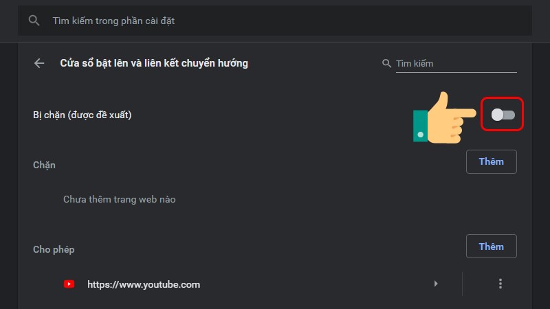 Block websites from opening automatically on Chrome browser Picture 5
