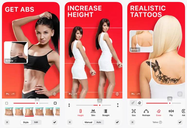 Bodytune - Body editing app Picture 2