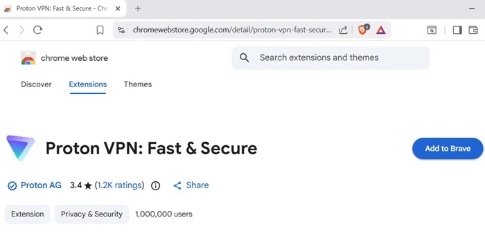 Picture 2 of Brave Browser + ProtonVPN + Bitwarden: The best security combo for desktop