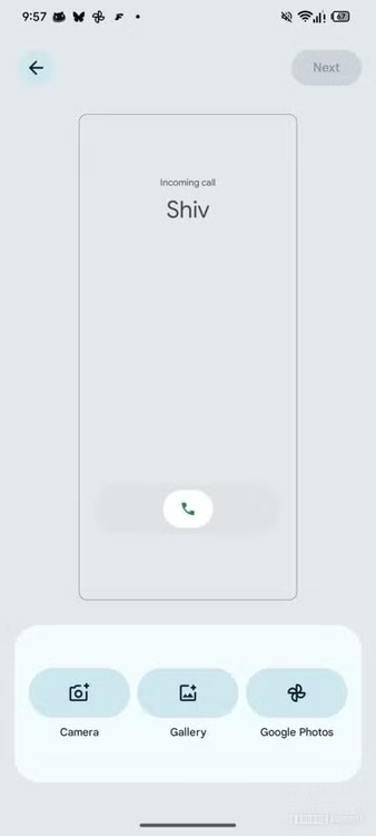 Guide to setting up a personal business card on Android Picture 2