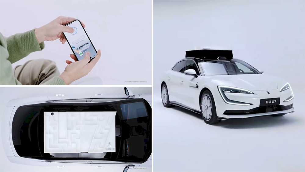 BYD Yangwang demonstrates U7 body control system through roof game Picture 1
