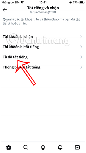 Cách chặn từ khóa và Hashtag trên Twitter Picture 5
