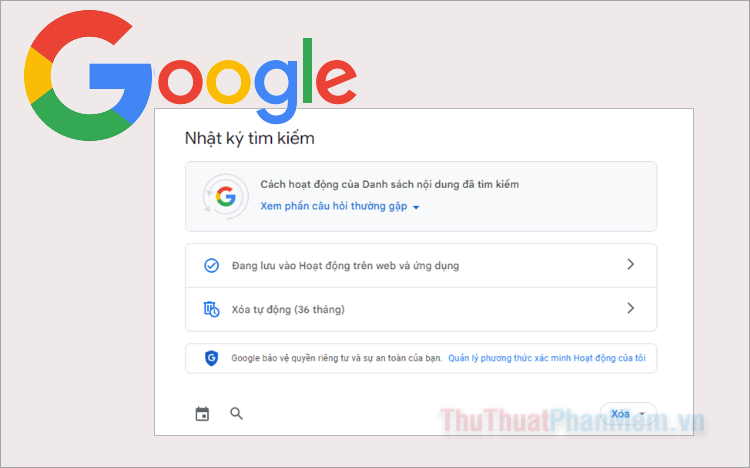 Cách xem lịch sử tìm kiếm trên Google Picture 1