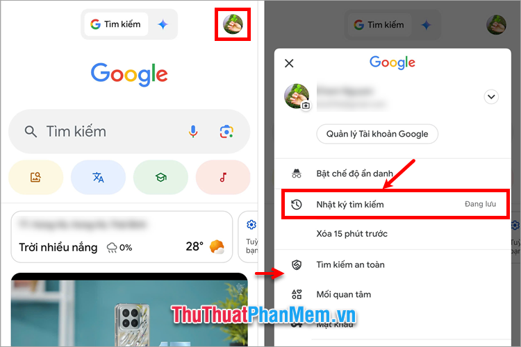 Cách xem lịch sử tìm kiếm trên Google Picture 10
