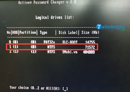 Cách xóa mật khẩu Windows không mất dữ liệu Picture 5