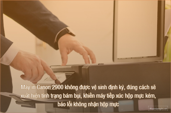 Picture 2 of Canon 2900 printer not recognizing ink cartridge, how to fix it.