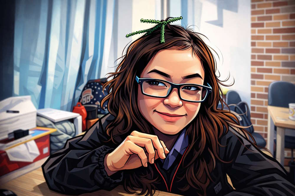 Template for creating caricatures in Copilot Picture 11