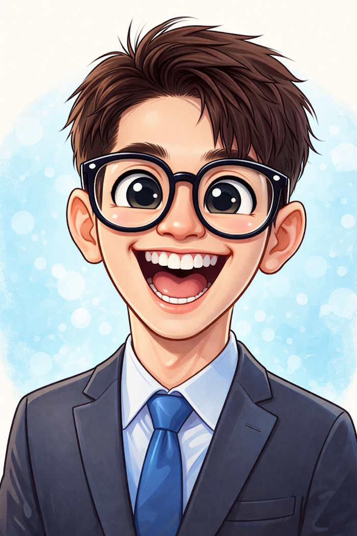 Template for creating caricatures in Copilot Picture 3