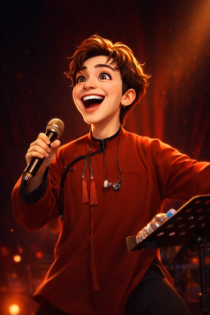 Template for creating caricatures in Copilot Picture 8