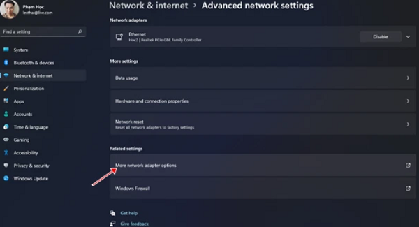 Causes and solutions for laptops unable to connect to Wi-Fi on Windows 11. Picture 11