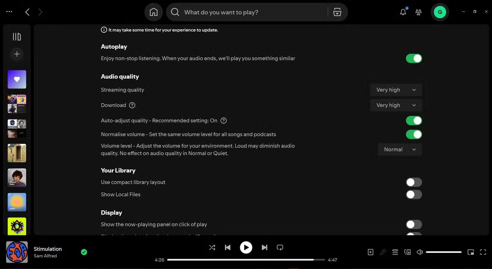 Change these settings as soon as you sign up for Spotify! Picture 5