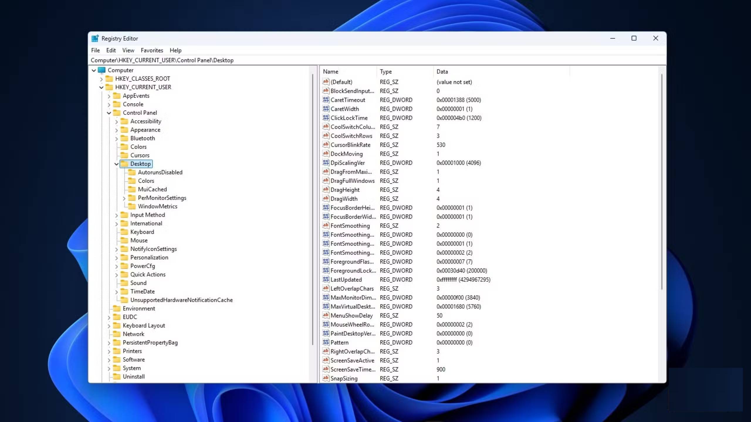 Change this registry value to make your Windows 11 computer run faster immediately! Picture 3