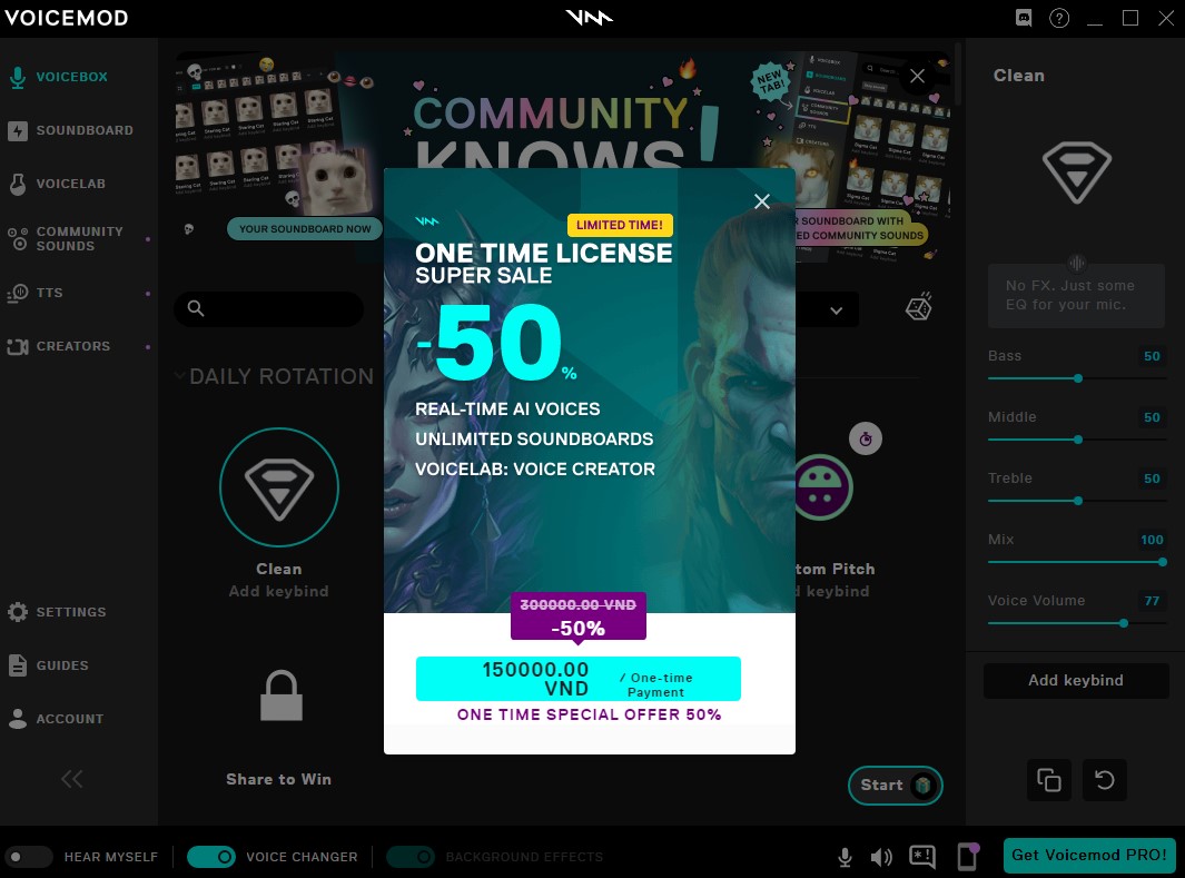 CHANGING YOUR VOICE CAN'T BE EASIER WITH VOICEMOD Picture 7