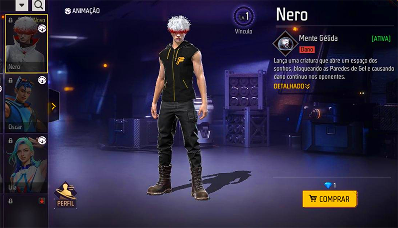 Character Analysis Nero in Free Fire OB51 Picture 1