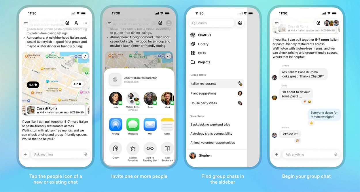ChatGPT Launches Group Chat Feature: Supporting Smart Collaboration with GPT-5.1 Auto Picture 1