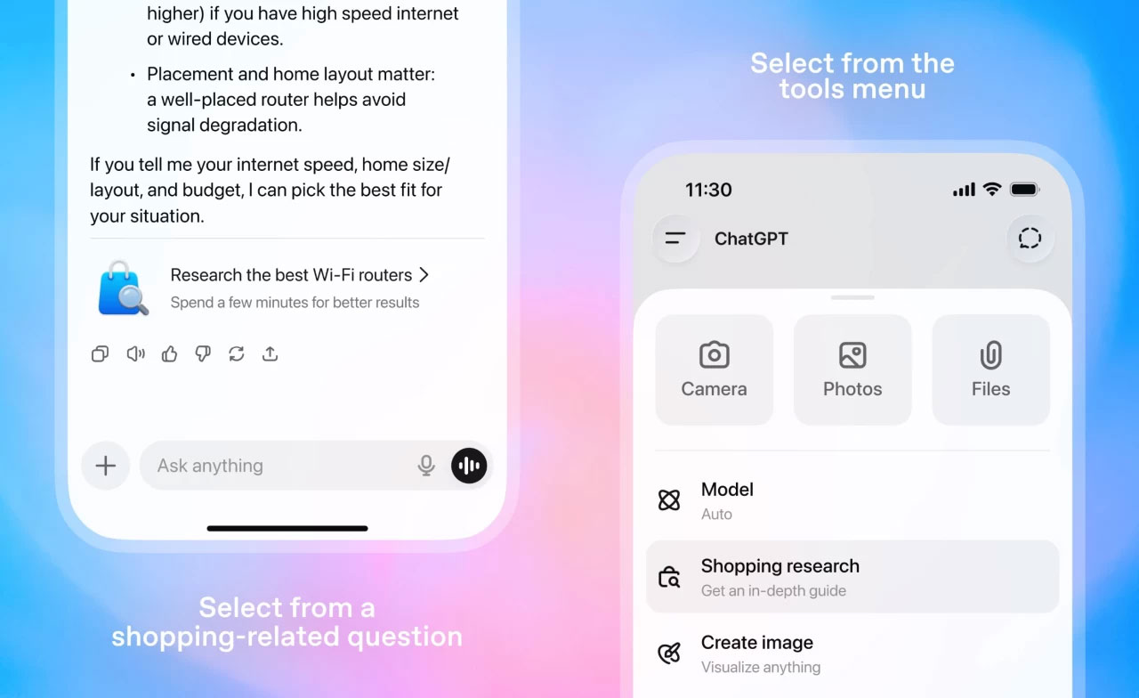 ChatGPT launches new shopping research feature: smarter, more personalized. Picture 1