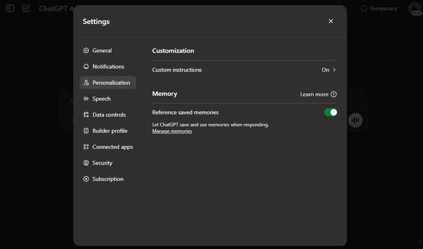 ChatGPT remembers everything about you: Here's how to stay in control! Picture 4