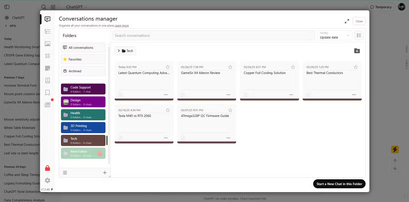 ChatGPT still has no folder: Try these extensions instead! Picture 3
