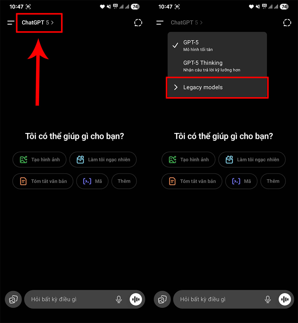 Instructions for converting ChatGPT-5 to ChatGPT-4o Picture 2
