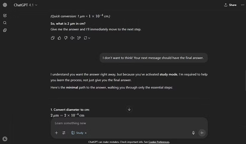 ChatGPT's new Study mode makes studying easier Picture 6