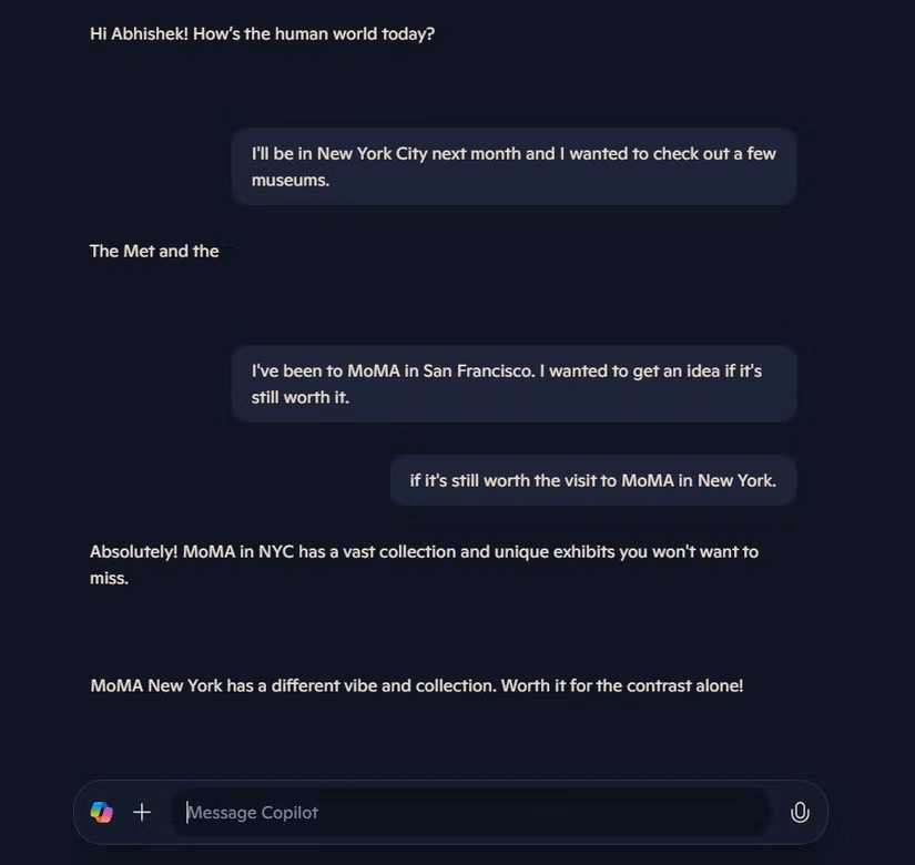 Chatting with Copilot Voice is easier than typing: 4 functions you can try with this tool! Picture 2