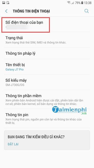 Picture 4 of Check and view your phone number on your Samsung Galaxy.