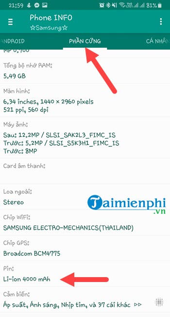 Picture 5 of Check Samsung battery health, check the battery degradation of your Samsung phone.