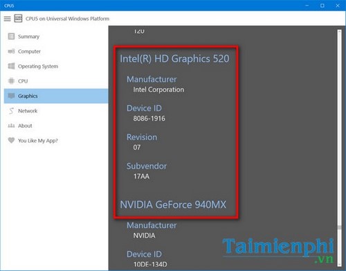 images 9 of Check the graphics card on your Lenovo laptop.