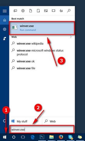 Picture 2 of Check the version of Windows 10 installed on your computer.
