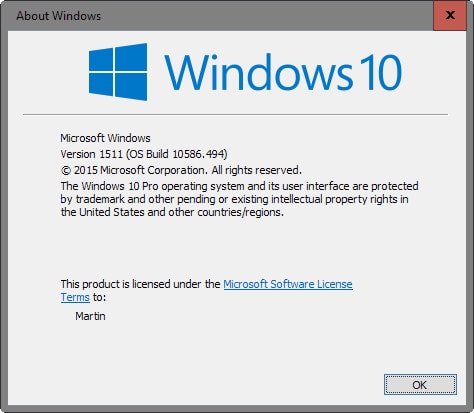 Picture 3 of Check the version of Windows 10 installed on your computer.